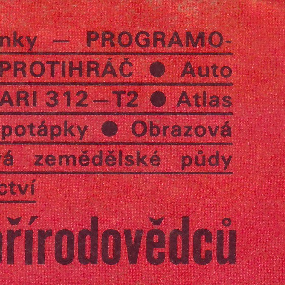 Pravý horní roh obálky ABC 25/7 s&nbsp;obsahem čísla